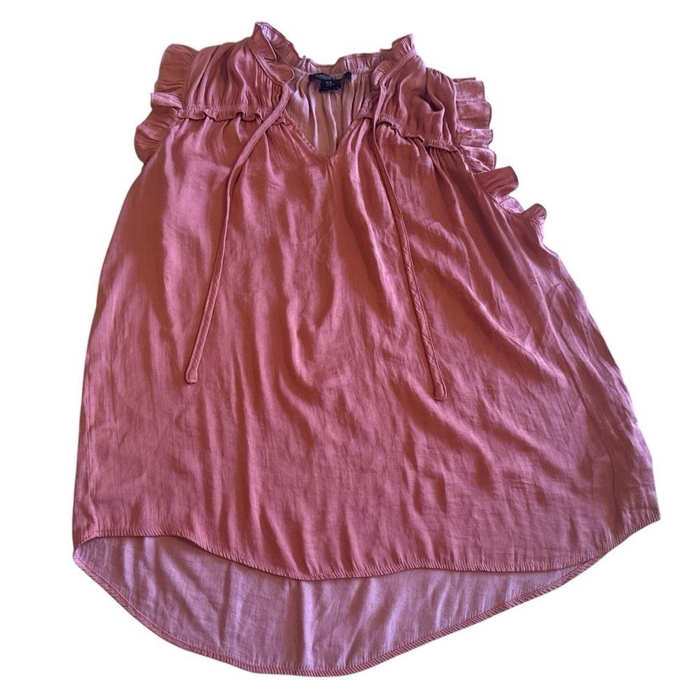 Rachel Zoe Coral pink top blouse size M